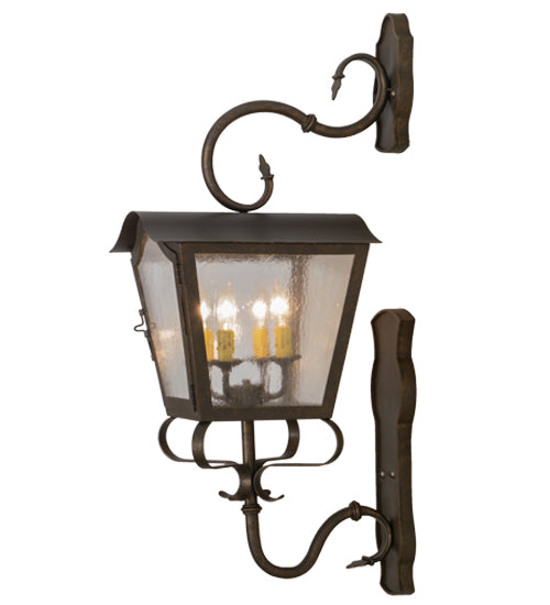 12"W Christian Lantern Wall Sconce