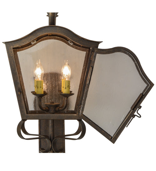 12"W Christian Lantern Wall Sconce