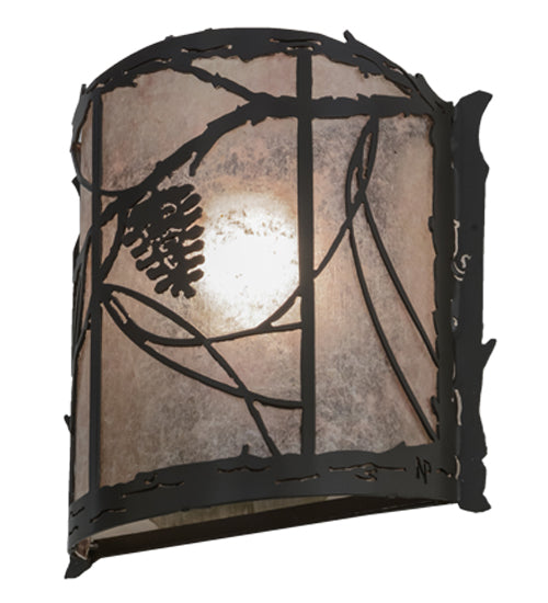 9"W Whispering Pines Wall Sconce