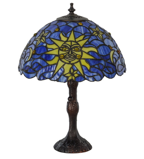 16.5" High Sun, Moon & Stars Table Lamp