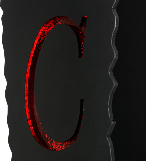 12"W Personalized "C" Wall Sconce