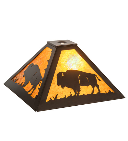 12" Square Buffalo Shade