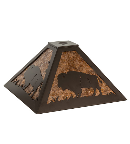 12" Square Buffalo Shade