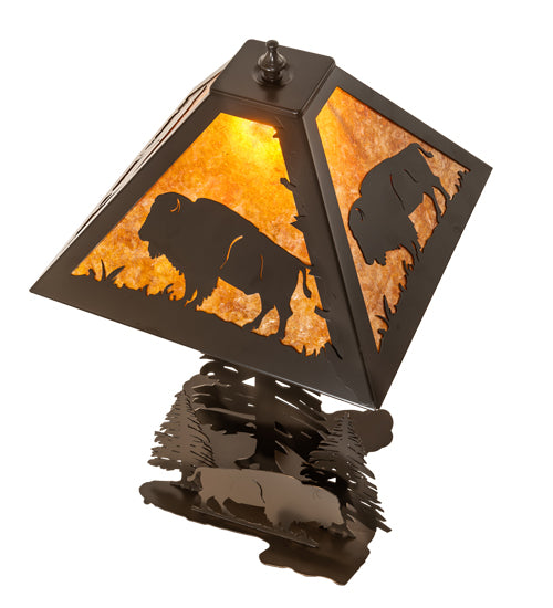 21" High Buffalo W/Lighted Base Table Lamp