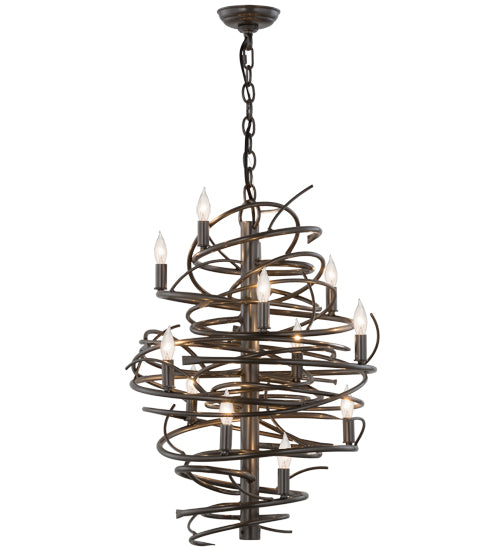 20"W Cyclone 13 Lt Chandelier