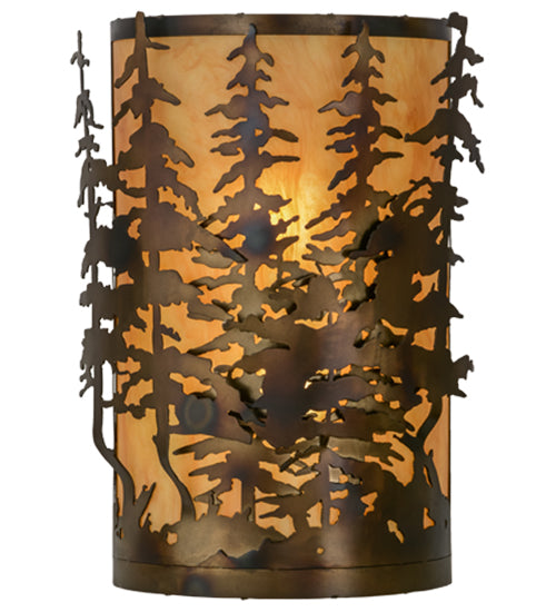 14"W Tall Pines Wall Sconce