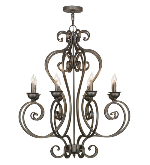 36" Wide Fernando 8 Light Chandelier