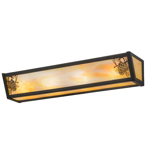 26"W Winter Pine Vanity Light