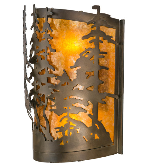 12"W Tall Pines Wall Sconce