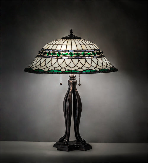 30" High Tiffany Roman Table Lamp