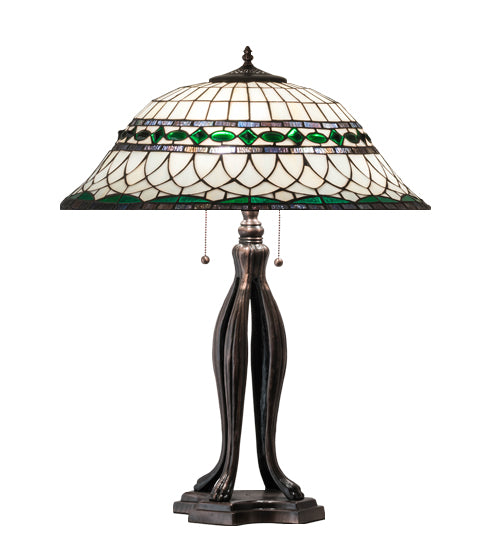 30" High Tiffany Roman Table Lamp