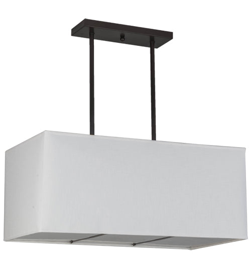 42"L Quadrato Linear Oblong Pendant