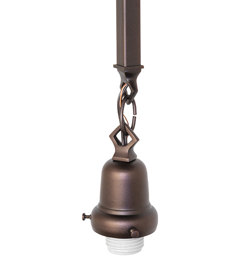 30" High Mahogany Bronze Pendant Hardware