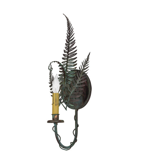 8"W Fern Wall Sconce