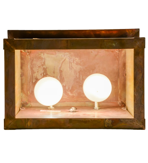 12" Wide Seneca Winter Pine Wall Sconce