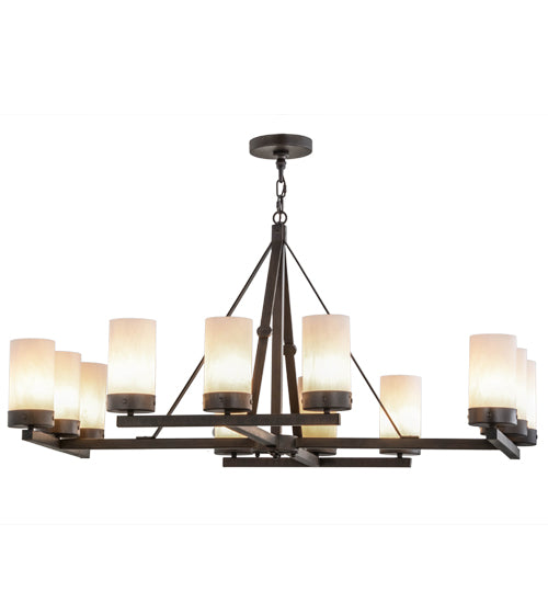 48"W Parker 12 Lt Chandelier