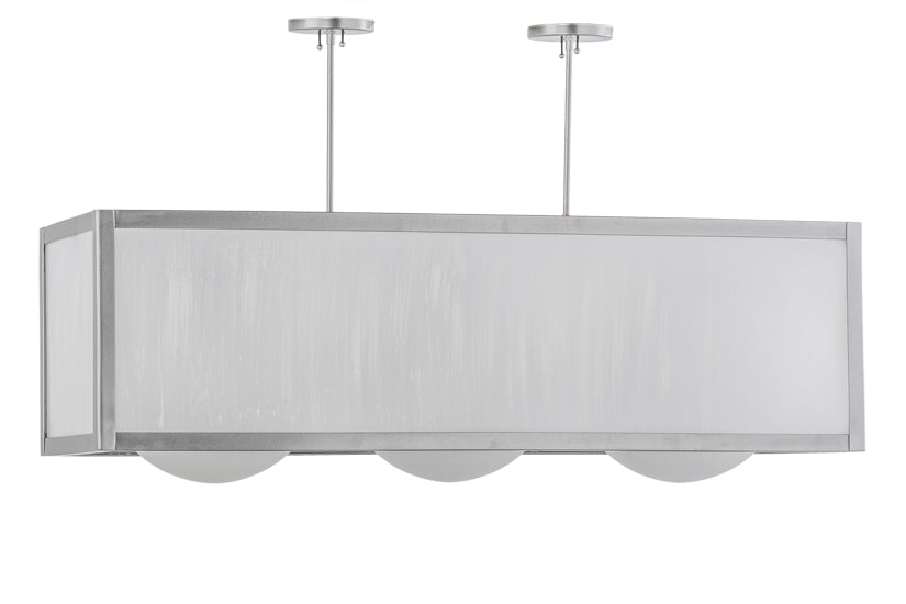 44"L Quadrato Convex 3 Lt Oblong Pendant