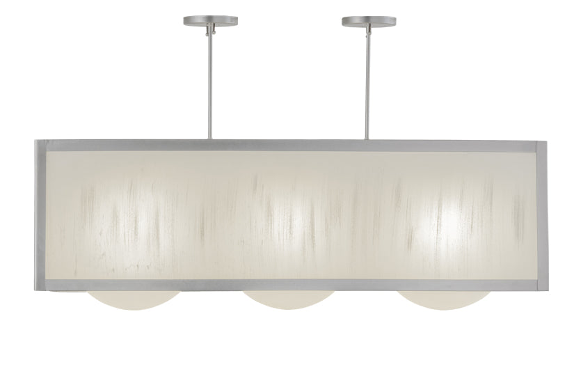 44"L Quadrato Convex 3 Lt Oblong Pendant