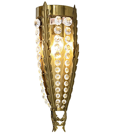 7" Wide Chrisanne Crystal Wall Sconce