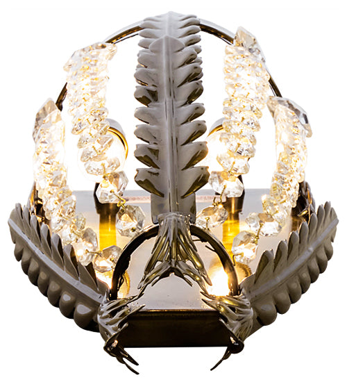 7" Wide Chrisanne Crystal Wall Sconce