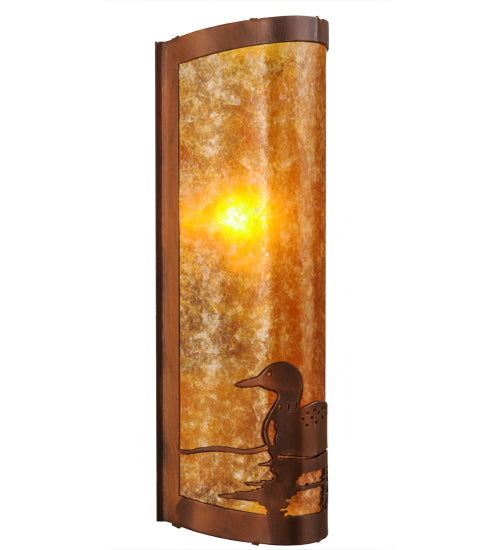 9"W Loon Left LED Wall Sconce