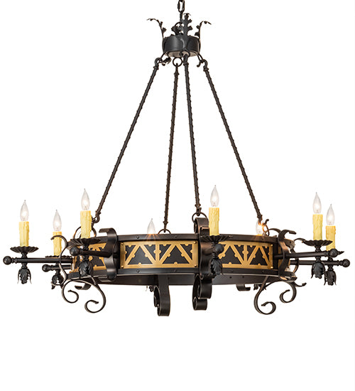 48"W Filomena 8 Lt Chandelier