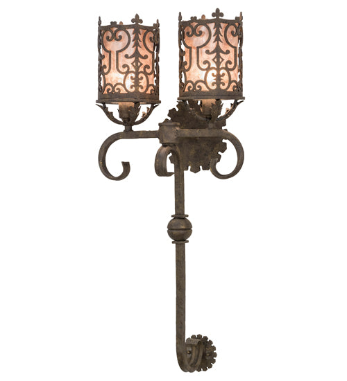 16"W Oskar 2 Lt Wall Sconce