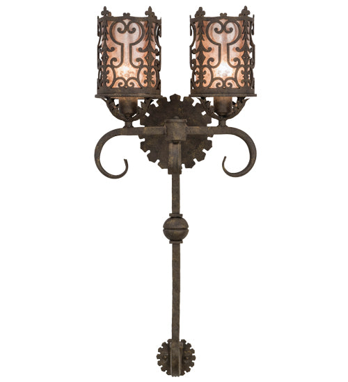 16"W Oskar 2 Lt Wall Sconce