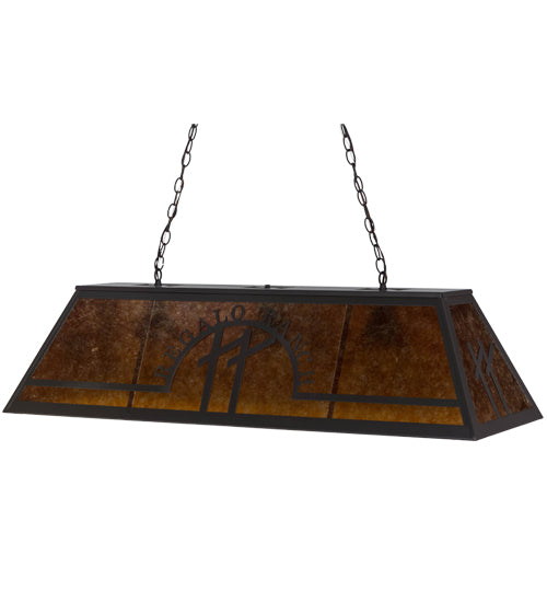 48"L Personalized Regalo Ranch Oblong Pendant