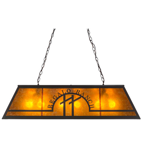 48"L Personalized Regalo Ranch Oblong Pendant