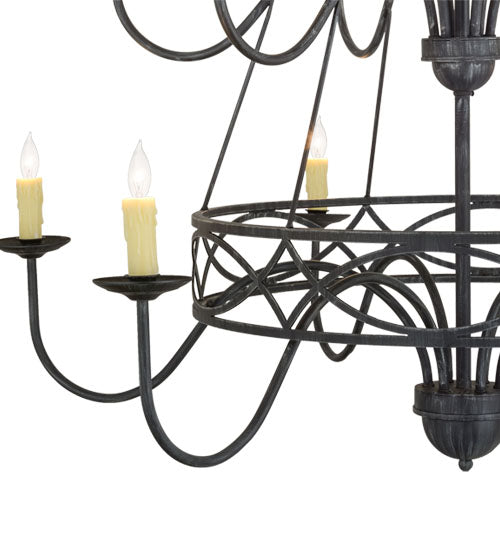 48" Wide Polonella 18 Light Three Tier Chandelier