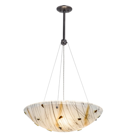 24" Wide Metro Fusion Ramoscelli Inverted Pendant