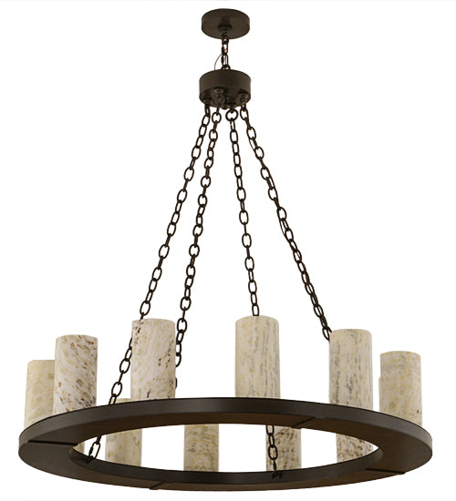 42" Wide Loxley Jadestone 12 Light Chandelier