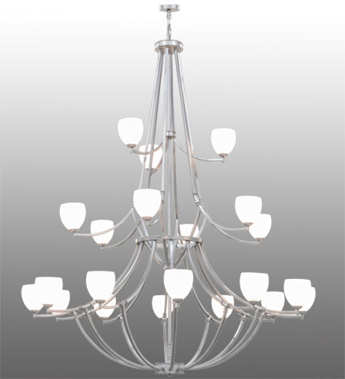 84"W Everett 21 Lt Three Tier Chandelier