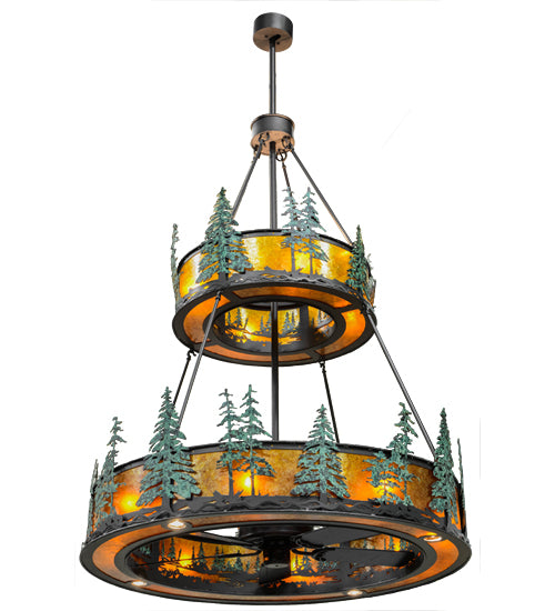 55" Wide Tall Pines Two Tier Chandel-Air