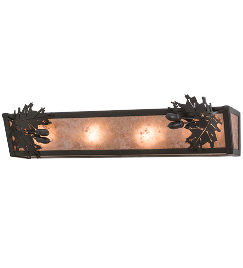 24"W Oak Leaf & Acorn Vanity Light