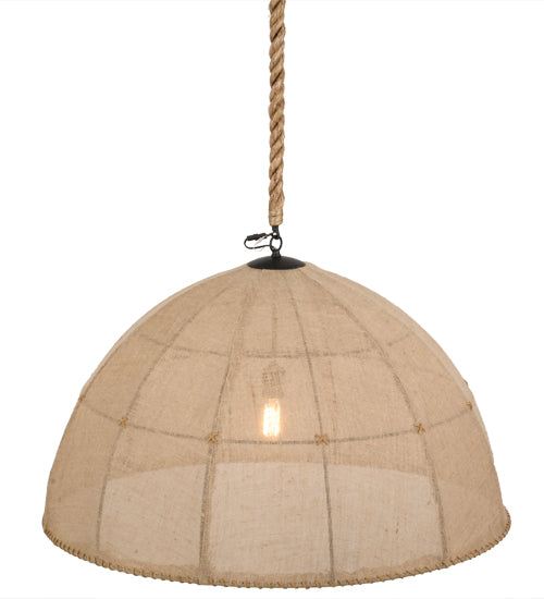 36"W Empire Dome Textrene Pendant