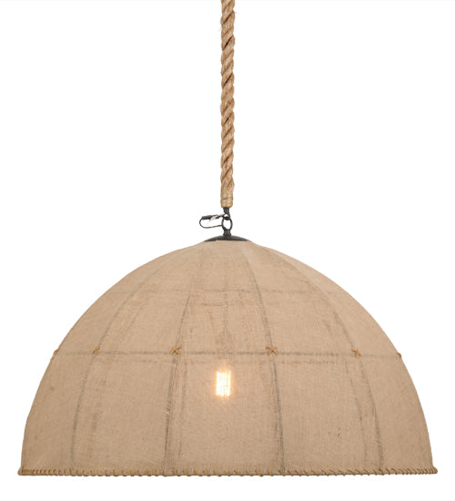 36"W Empire Dome Textrene Pendant