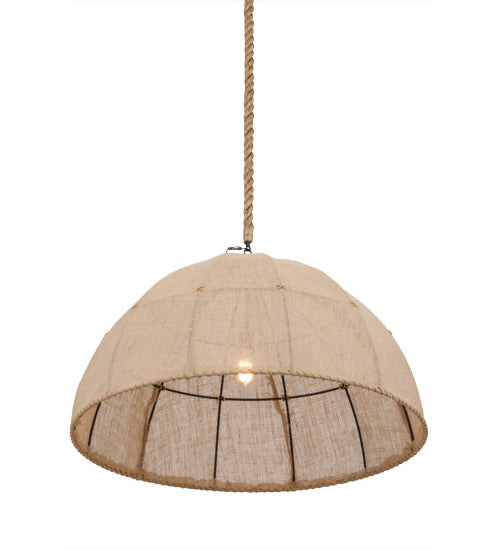 36"W Empire Dome Textrene Pendant