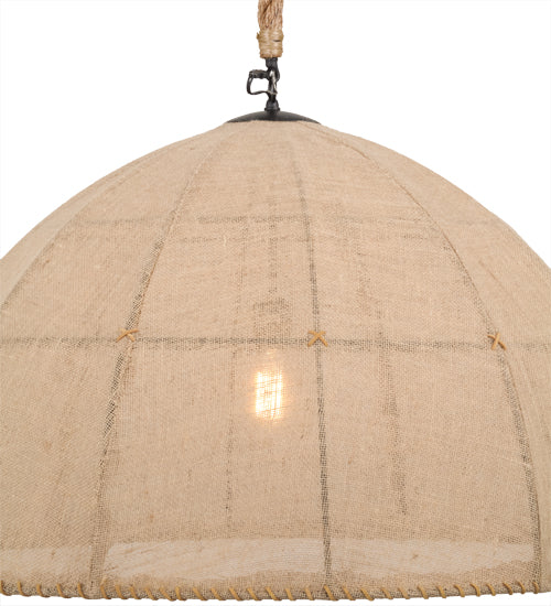 36"W Empire Dome Textrene Pendant