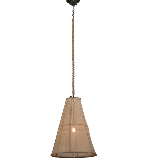 24" Wide Empire Textrene Pendant