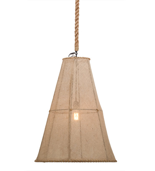 24" Wide Empire Textrene Pendant