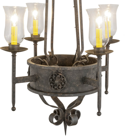 24" Wide Lorenzo 4 Light Chandelier