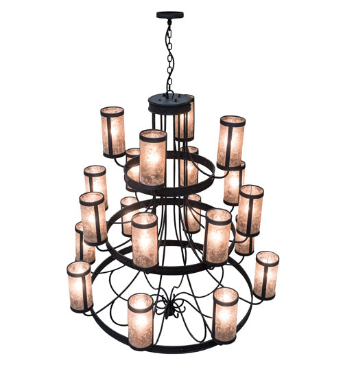 60"W Nehring 20 Lt Three Tier Chandelier