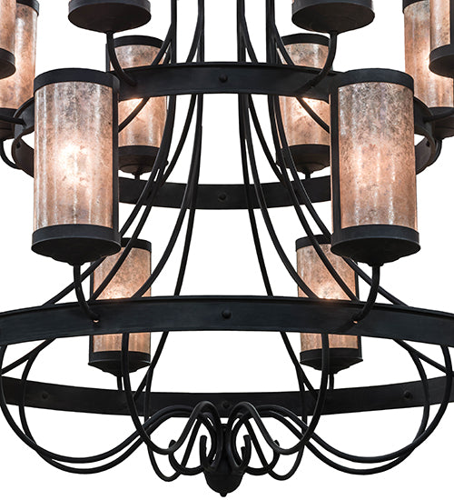 60"W Nehring 20 Lt Three Tier Chandelier