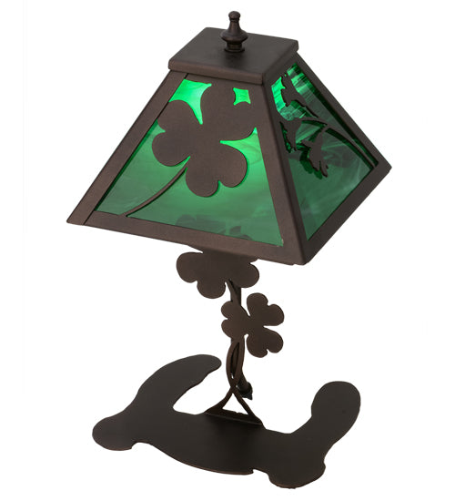 14.5"H Shamrock Accent Lamp