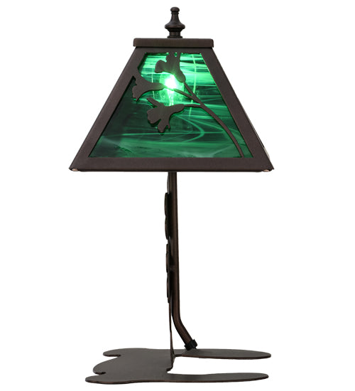 14.5"H Shamrock Accent Lamp