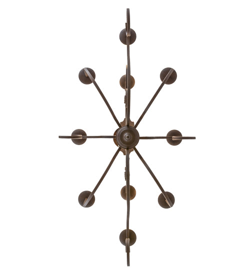 48"L Clifton 10 Lt Oblong Chandelier