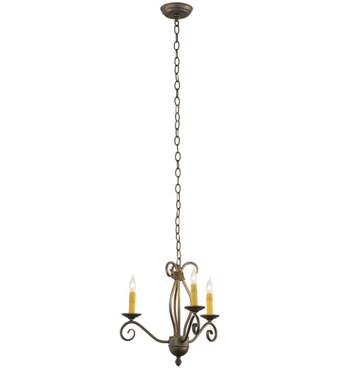 18" Wide Sienna 3 Light Chandelier