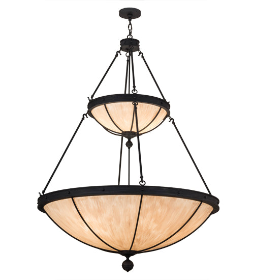 48" Wide Freya 2 Tier Inverted Pendant